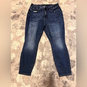 Judy Blue Super Dark Wash Skinny Fit Jean Size 18W Tummy Control